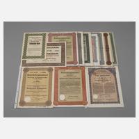 Konvolut Aktien, Wertpapiere und Pfandbriefe111