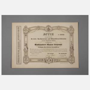 Aktie über 100 Taler
