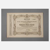 Aktie über 100 Taler111