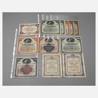 Konvolut Aktien, Wertpapiere Russland111