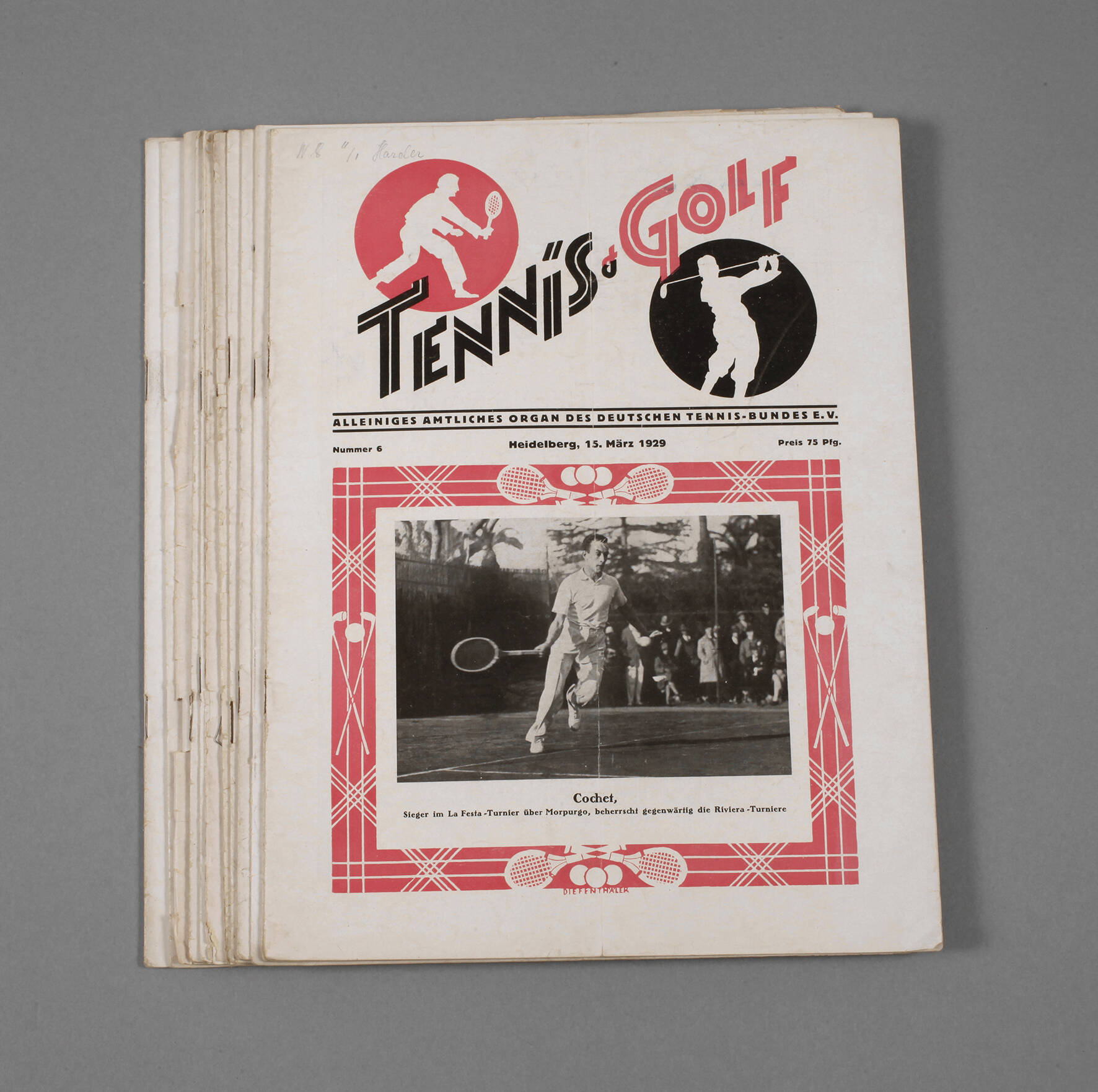 Zeitschriften Tennis und Golf, 1920er Jahre