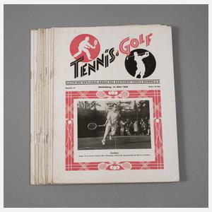 Zeitschriften Tennis und Golf, 1920er Jahre