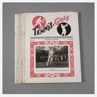 Zeitschriften Tennis und Golf, 1920er Jahre111