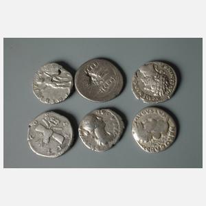 Konvolut römische Silbermünzen