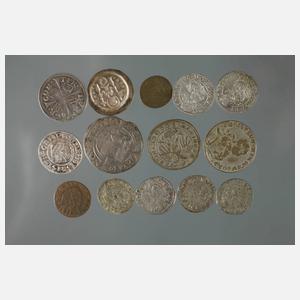 Konvolut Kleinmünzen 16.–19. Jahrhundert