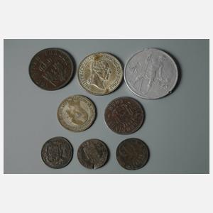 Konvolut deutsche Kleinmünzen