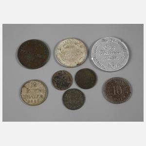 Konvolut deutsche Kleinmünzen