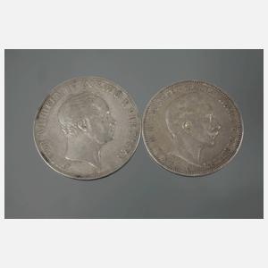 Zwei Münzen Preußen