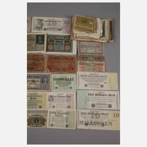 Konvolut alte Geldscheine