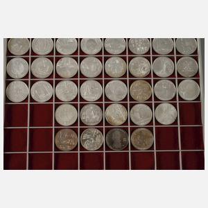 Sammlung 10 Euro-Gedenkmünzen