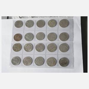 Konvolut Münzen DDR