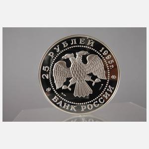 Silbermünze Russland