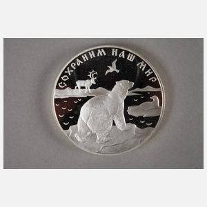 Silbermünze Russland