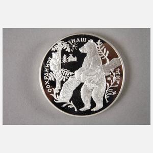 Silbermünze Russland