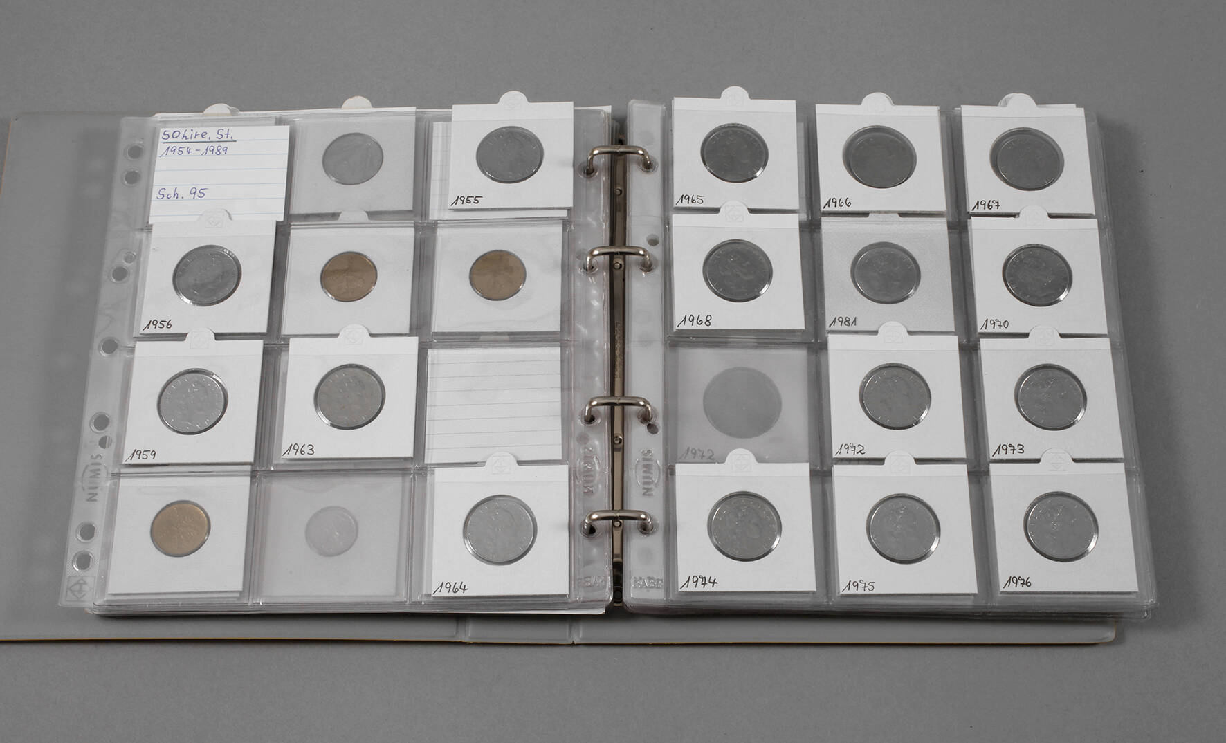 Album Kursmünzen Italien