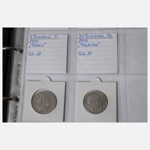 Münzsammlung Bulgarien, Jugoslawien, Griechenland