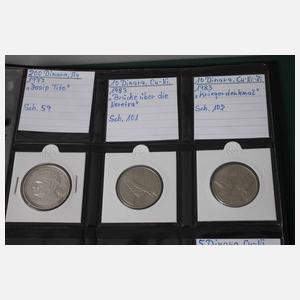 Münzsammlung Bulgarien, Jugoslawien, Griechenland