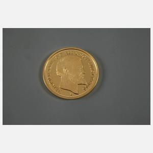 Goldprägung Reuß ä. L.