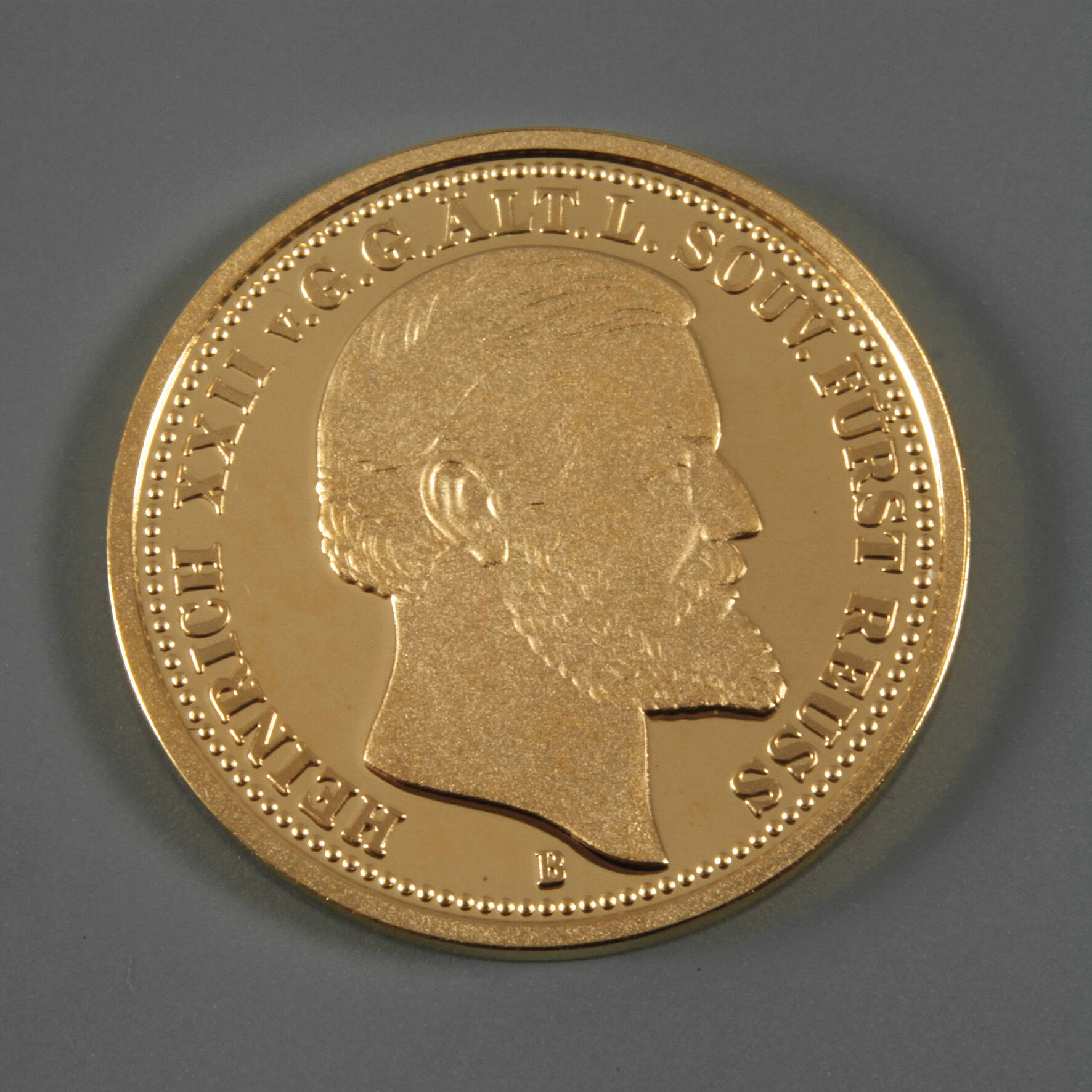 Goldprägung Reuß ä. L.