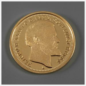 Goldprägung Reuß ä. L.