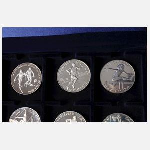 Konvolut Silbermünzen Olympiade 1992