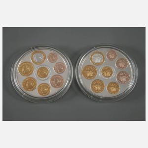 Zwei Silber Gedenkprägungen Vatikan