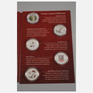 Silbermedaillen Deutsche Märchen