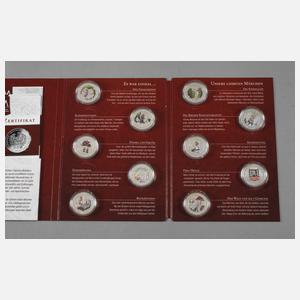 Silbermedaillen Deutsche Märchen