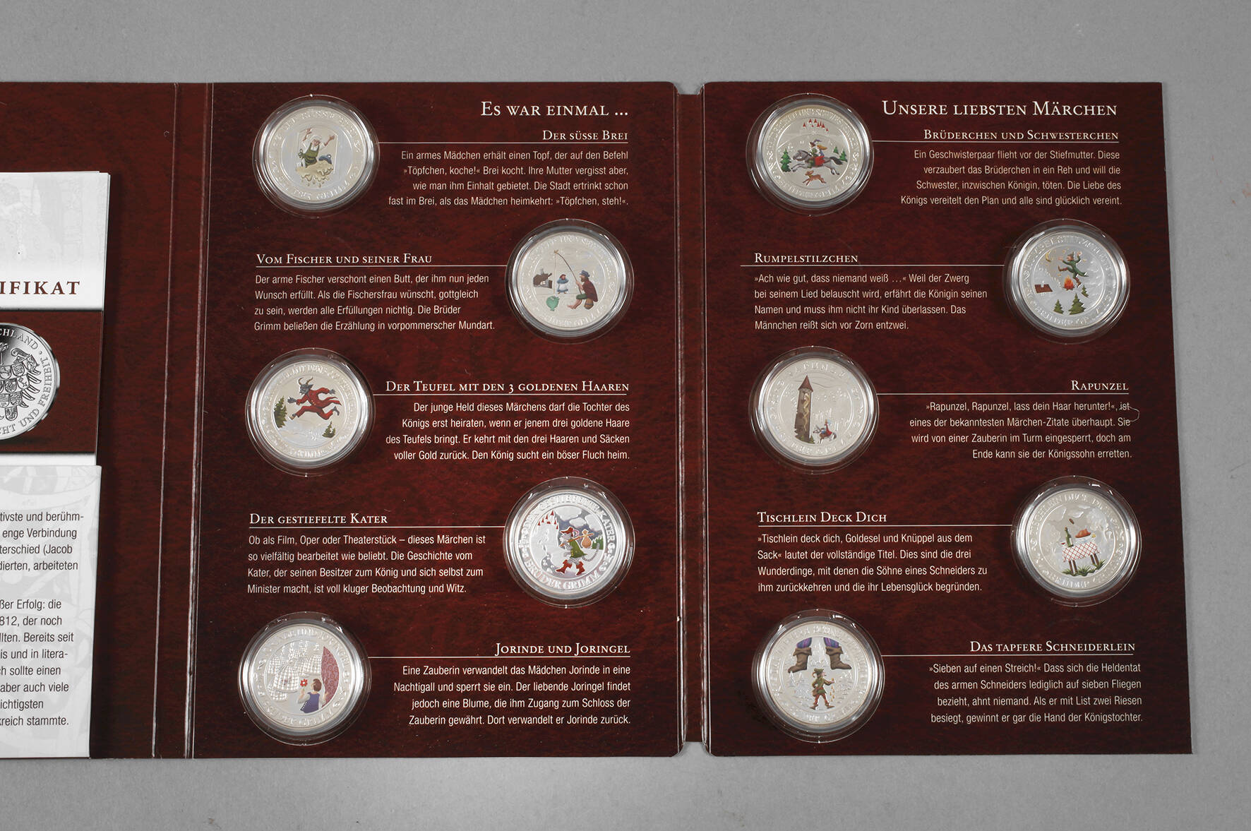 Silbermedaillen Deutsche Märchen