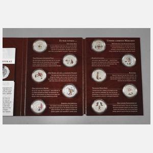 Silbermedaillen Deutsche Märchen