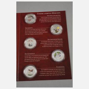 Silbermedaillen Deutsche Märchen