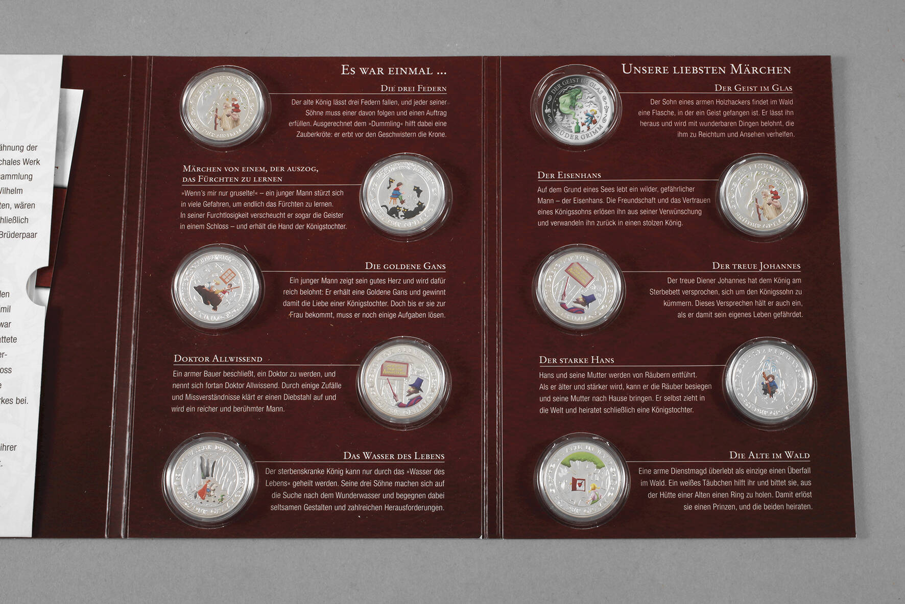Silbermedaillen Deutsche Märchen