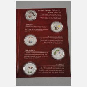 Silbermedaillen Deutsche Märchen