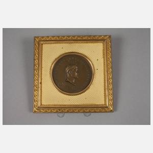 Bronzemedaille Napoleon