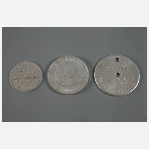 Konvolut Wert- und Pfandmarken