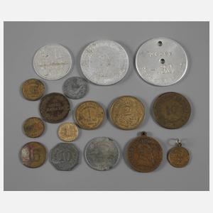 Konvolut Wert- und Pfandmarken