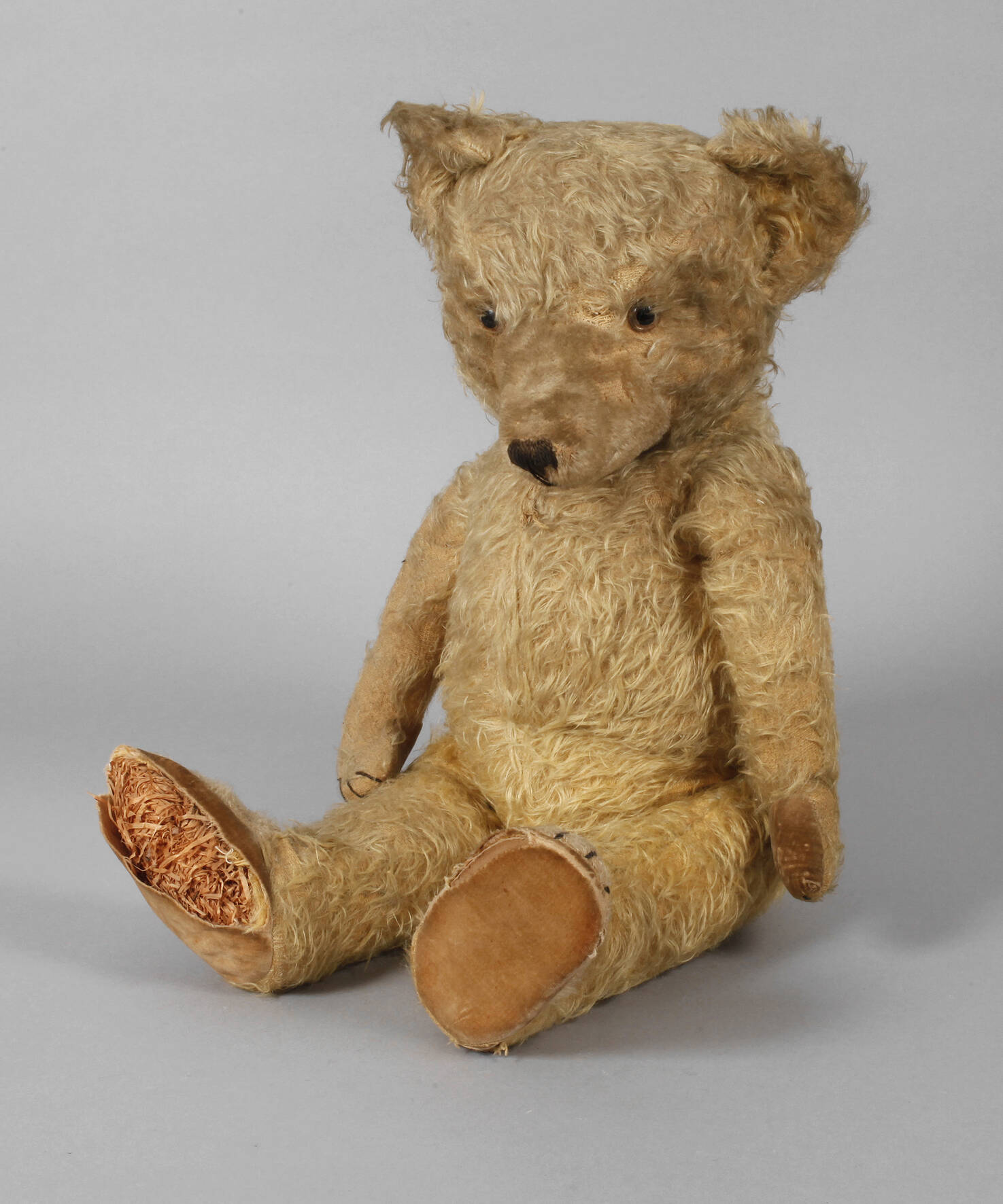 Diem Teddybär und Kinderfoto