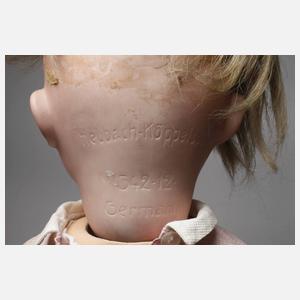 Ernst Heubach große Porzellankopfpuppe