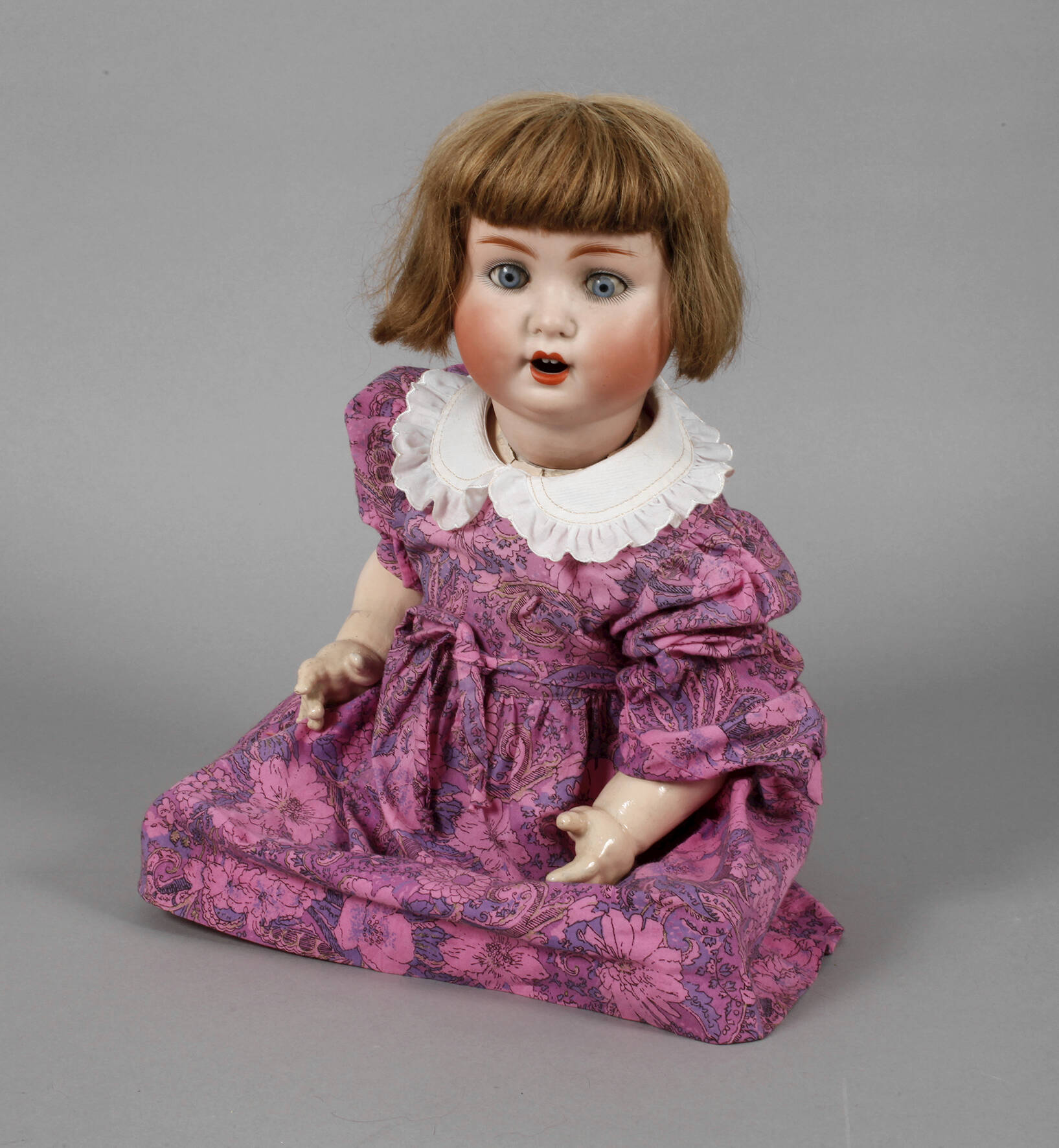 Schützmeister & Quendt große Porzellankopfpuppe