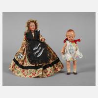 Zwei Puppenstubenpuppen111