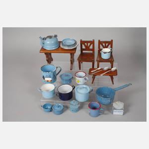 Konvolut Puppenküchen-Zubehör