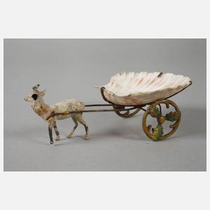 Georg Heyde Ziegenkutsche mit Muschelschale