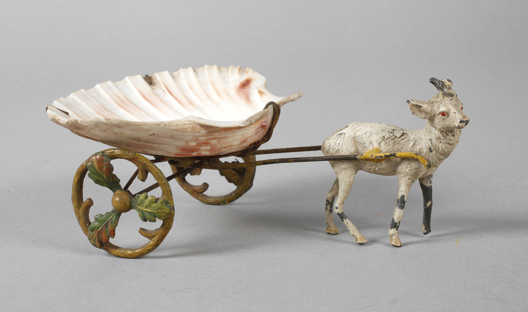 Georg Heyde Ziegenkutsche mit Muschelschale
