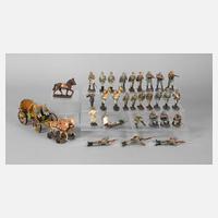 Konvolut Massesoldaten und Gespann111