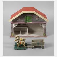 Pferdestall und Zweispänner Erzgebirge111