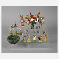 Konvolut Osterdeko Erzgebirge111