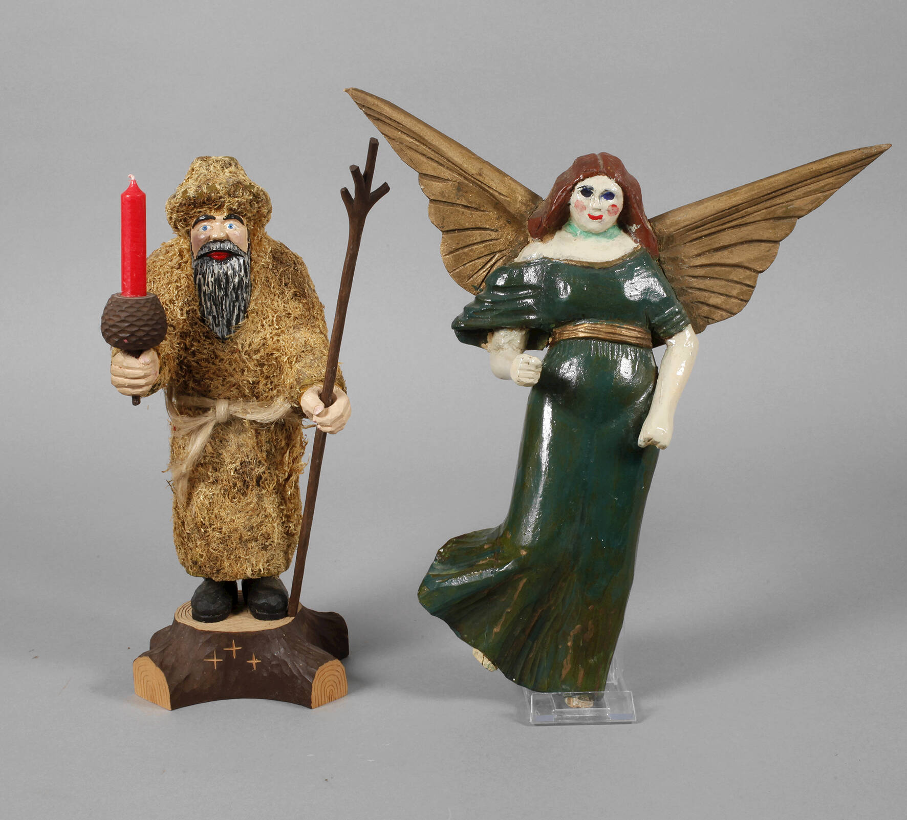 Moosmann und Schwebeengel