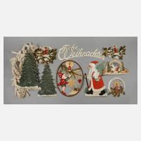 Dresdner Pappe Konvolut Weihnachtsdekoration111