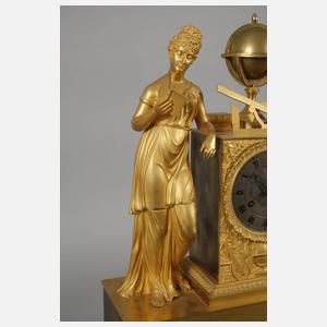 Bronzependule Allegorie auf die Astronomie