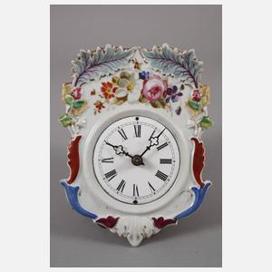 Porzellan-Schilderuhr